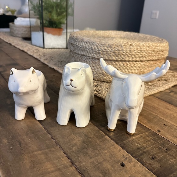 Set of 3 tealight holders. Tealights NOT included - Picture 3 of 6